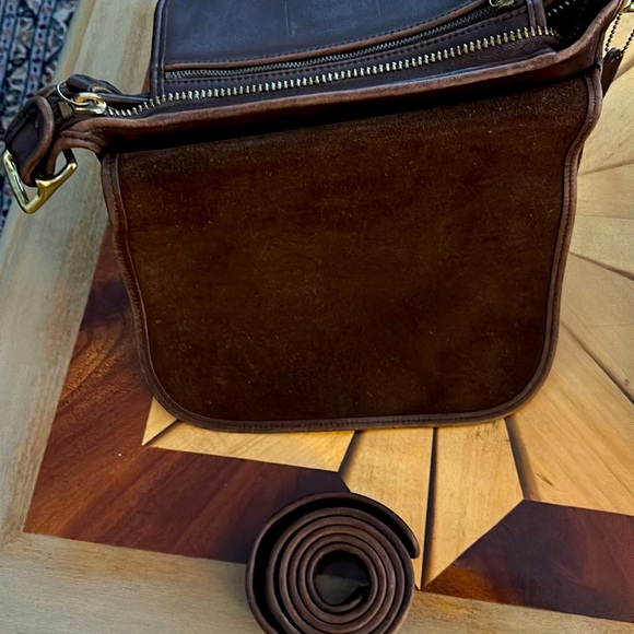 VINTAGE Coach 9951 Brown Leather Patricia's Legacy Flap Shoulder Bag - Picture 3 of 16